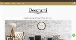 Desktop Screenshot of decorarti.com.br