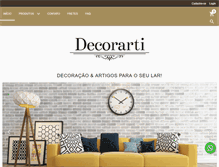 Tablet Screenshot of decorarti.com.br